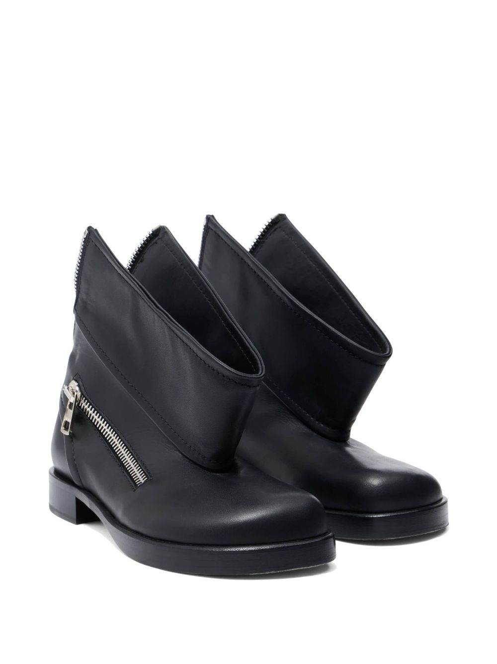 leather ankle boots - 2