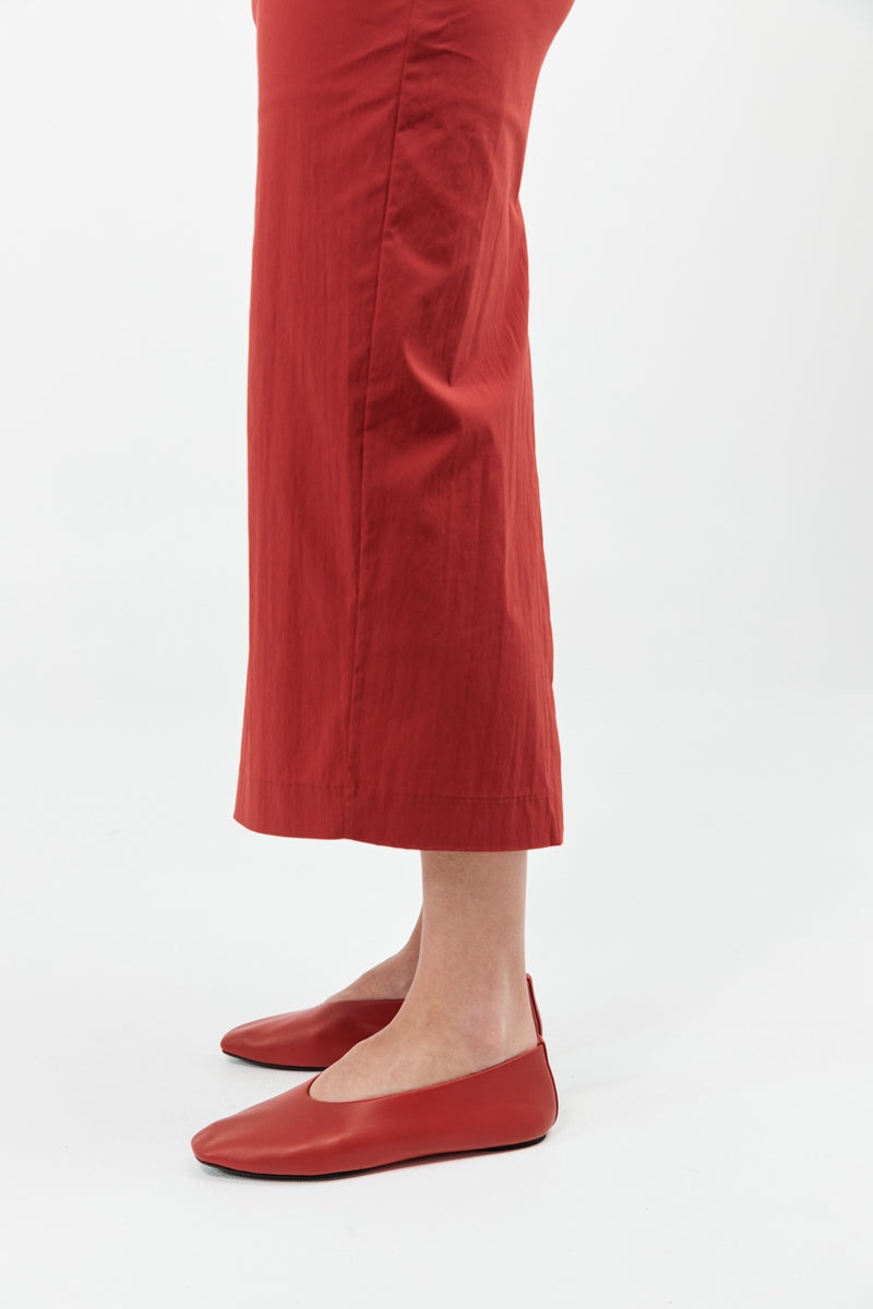 Soft Glove Ballet Flat - Rosso 7