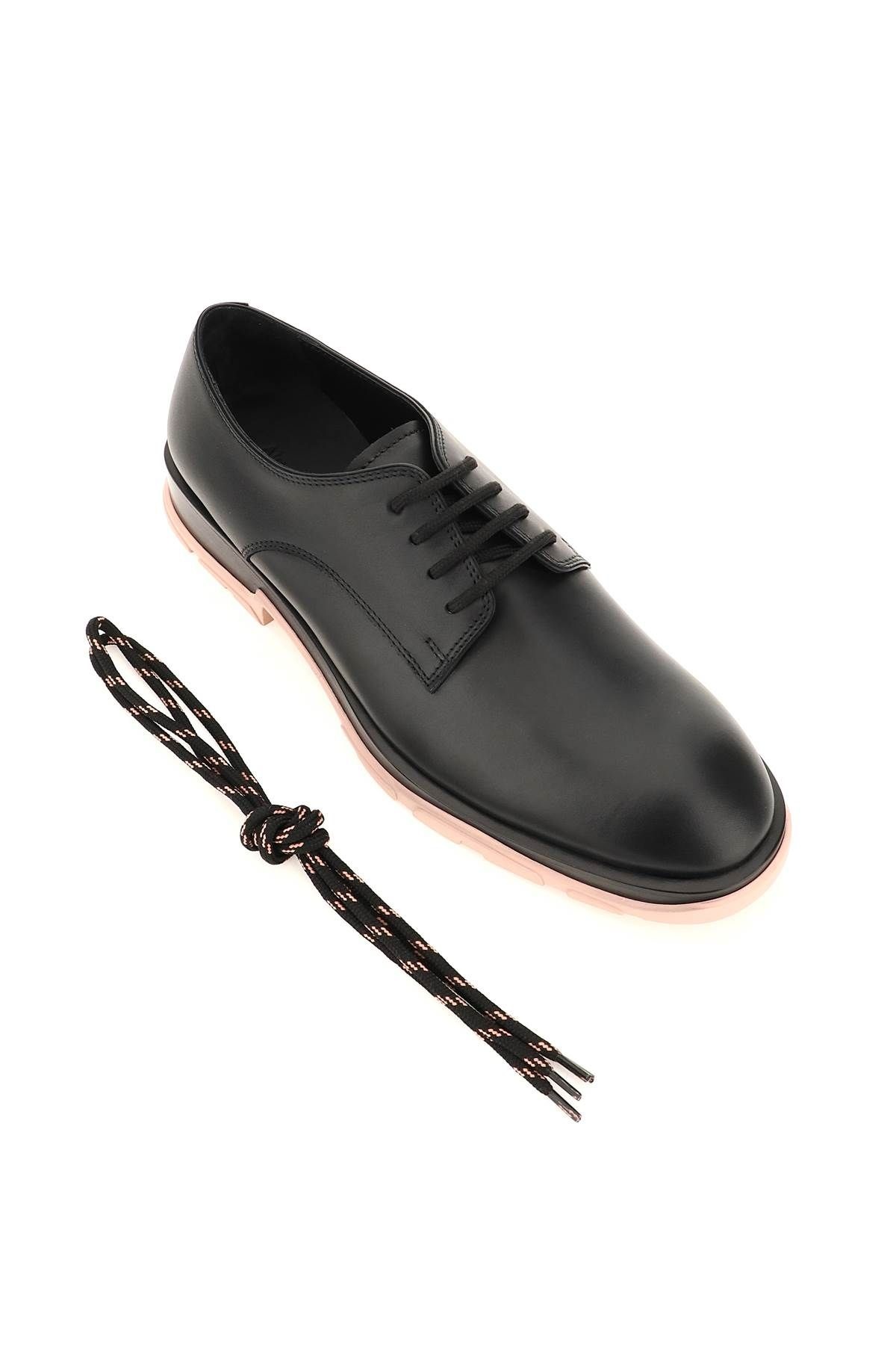 SLIM TREAD LEATHER DERBY SHOES - 4