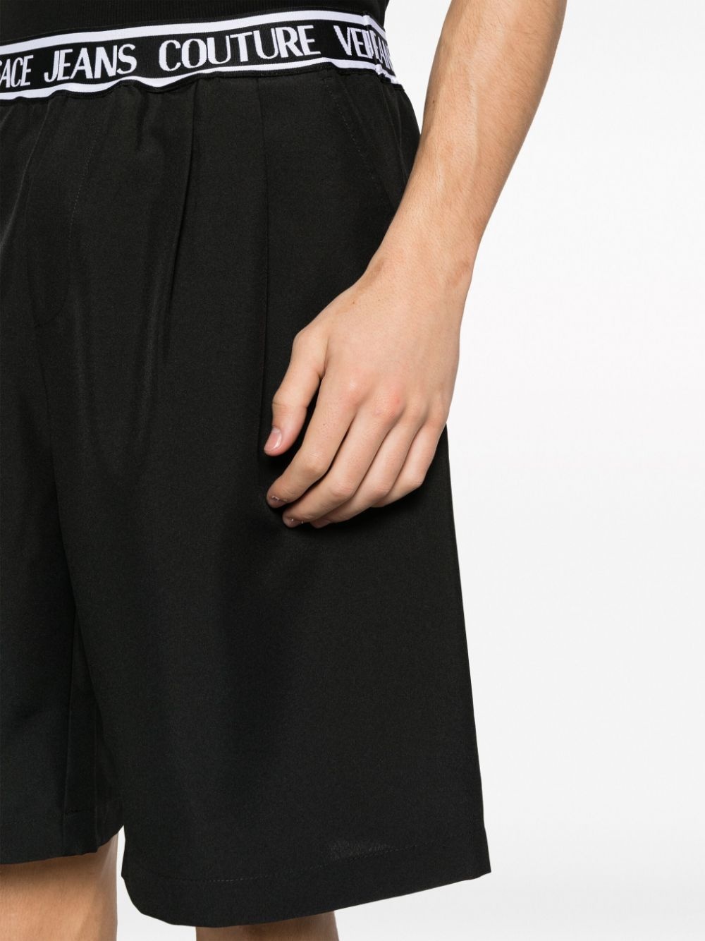 logo-waistband shorts - 5
