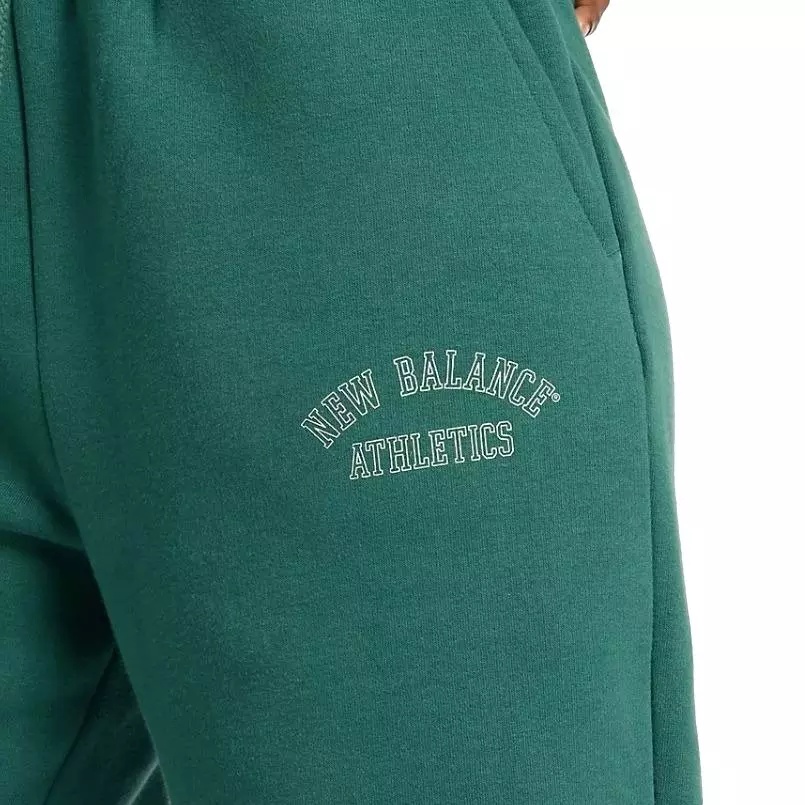 Women's Graphic Fleece Pants - Green - 5