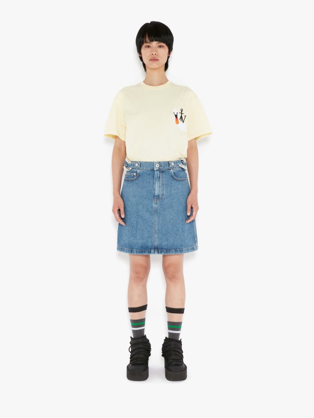 A-Line denim skirt - 2