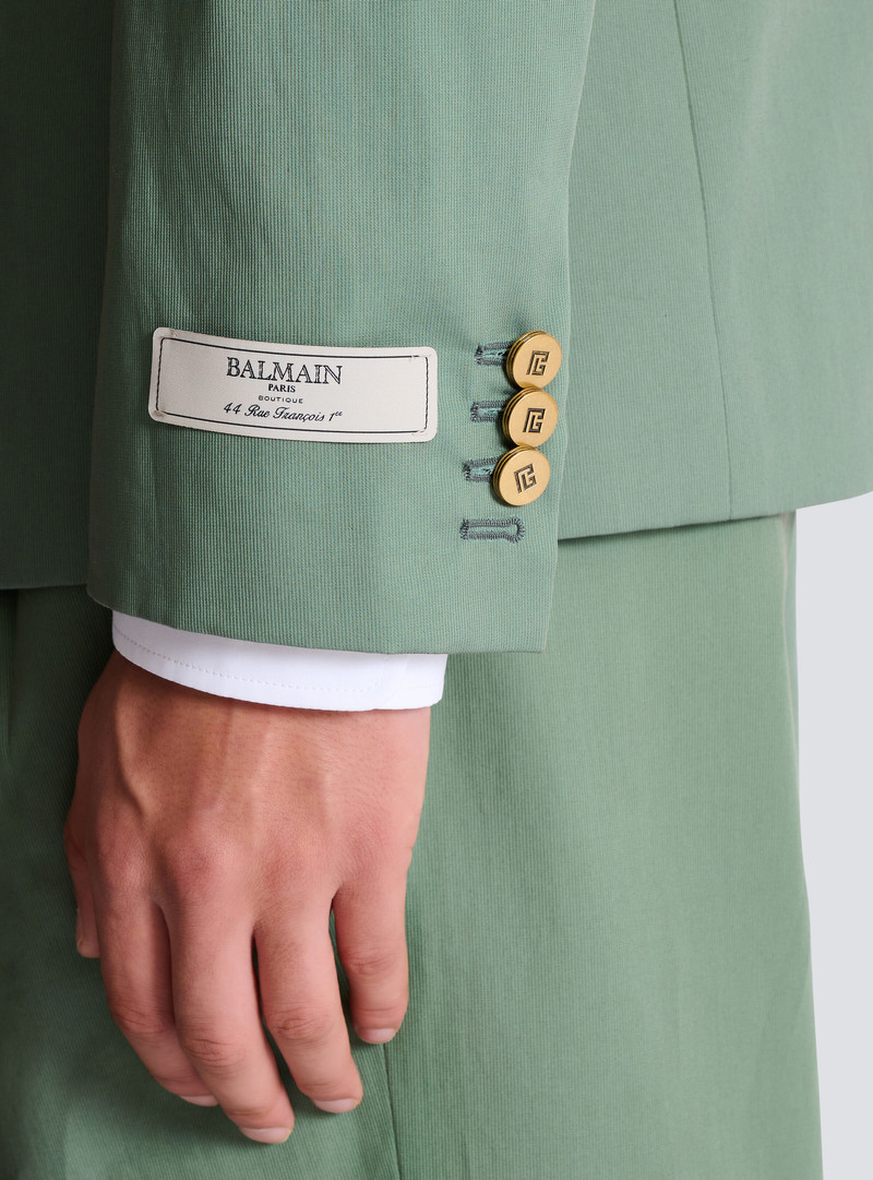 Cotton twill 2-button jacket 6
