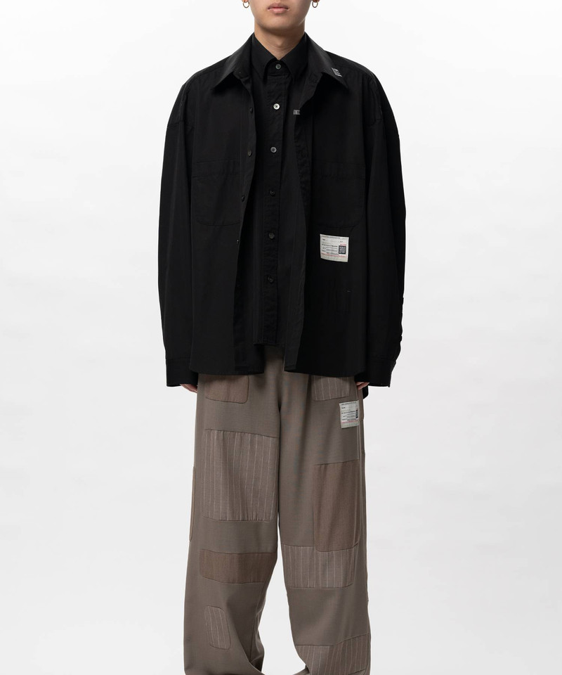 Front Layered Stripe Shirt 8