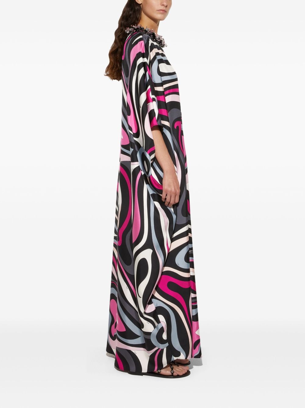 marmo-print dress - 3