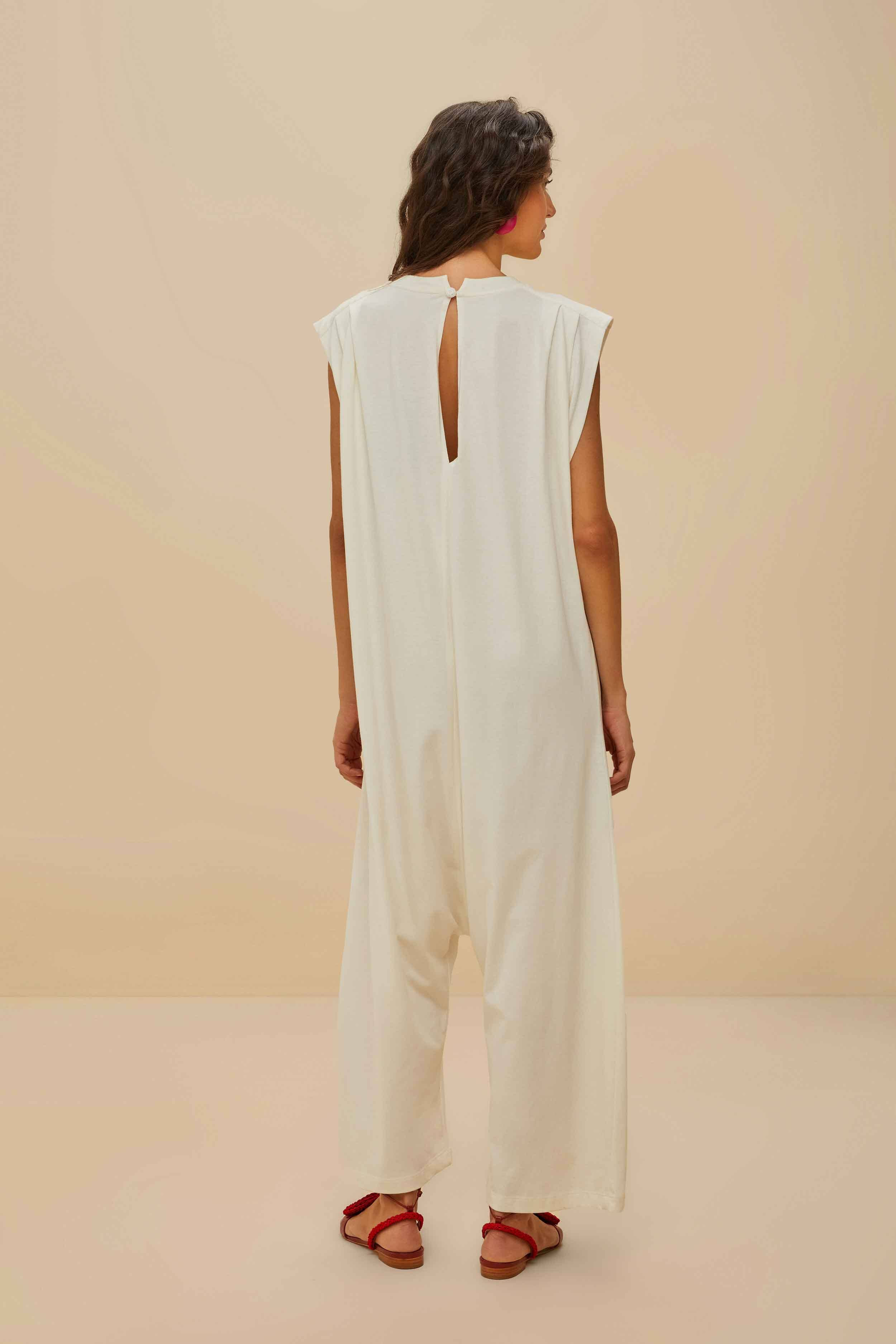 Off-White Rio Macaw Organic Cotton Jumpsuit - 4