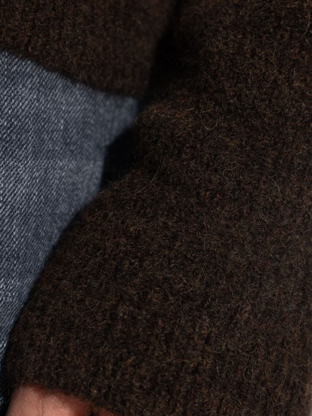 high-neck alpaca wool sweater - 5