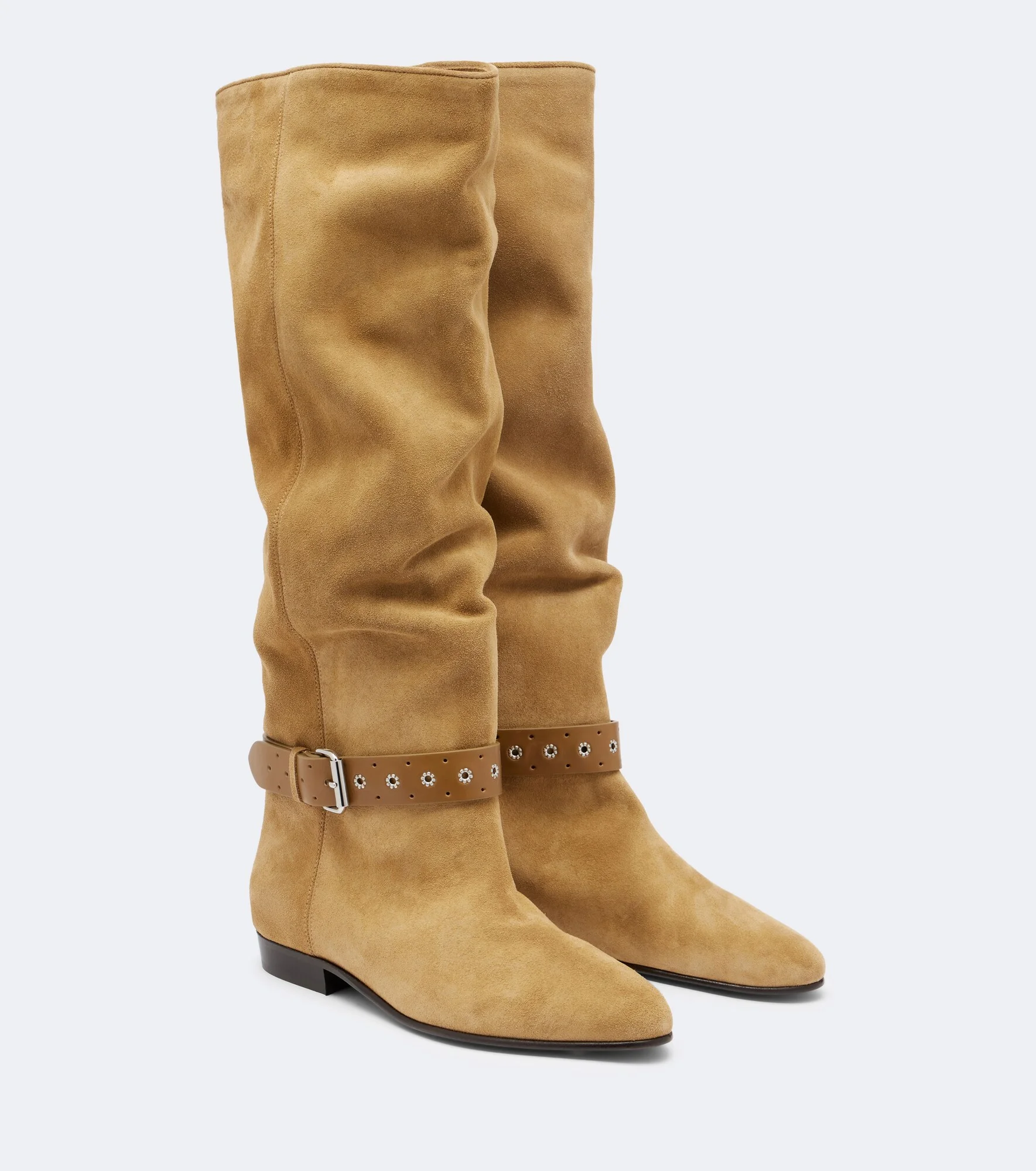 Rilton suede knee-high boots - 1