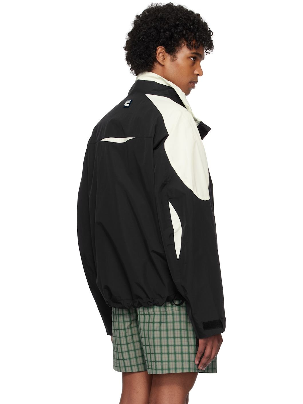 Black & Off-White 'Odyssey' Shell Jacket - 3