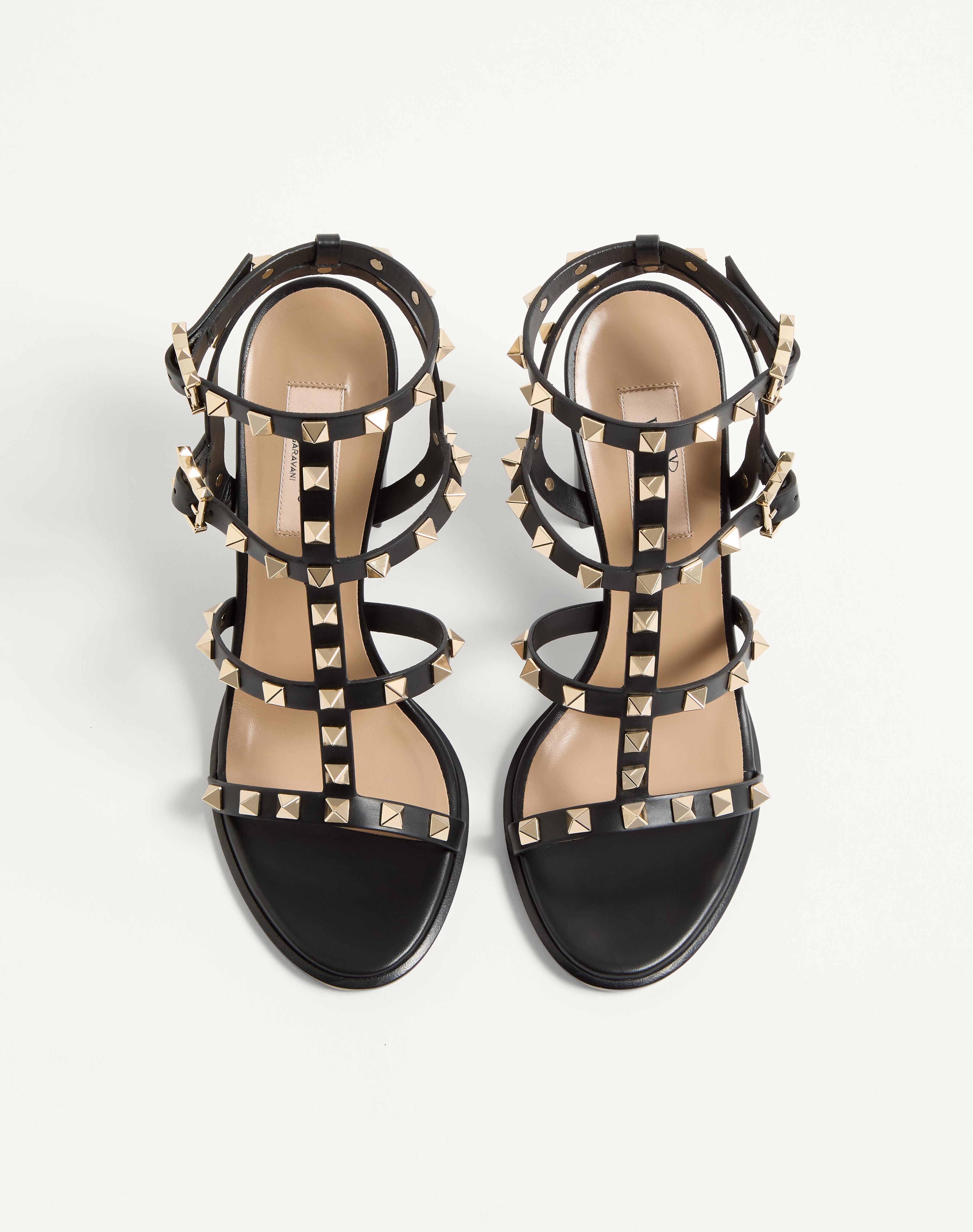 ROCKSTUD ANKLE STRAP SANDAL 90 MM - 4