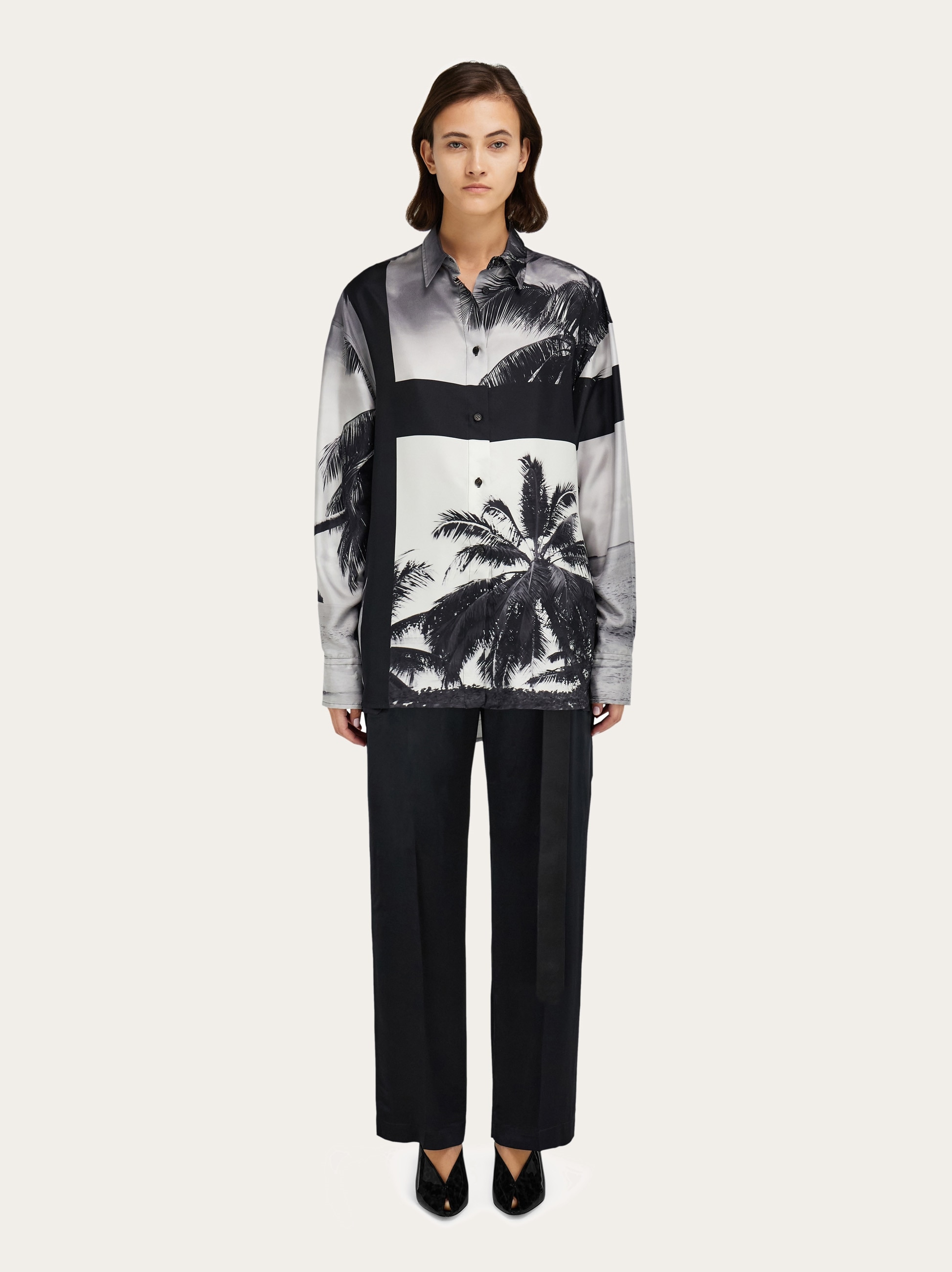 Oversize shirt with Trinidad print - 7
