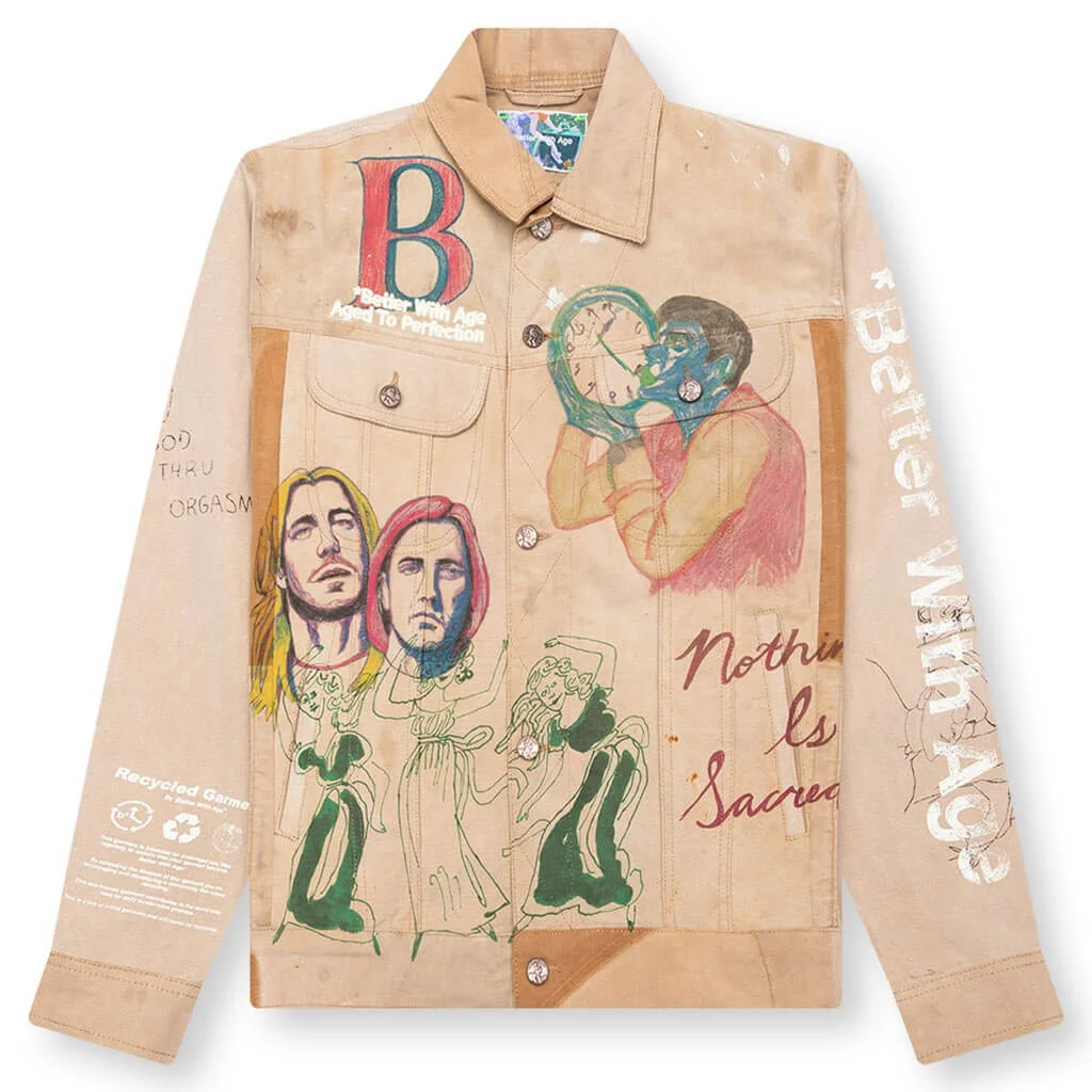 HARRISON RECONSTRUCTED TRUCKER JACKET - MULTI - 1