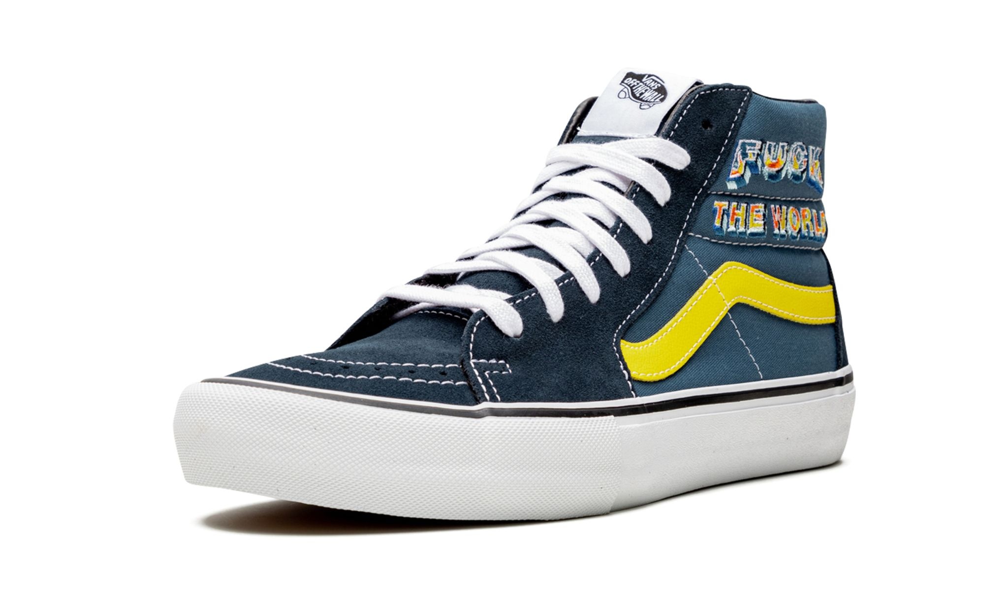 Sk8-Hi Pro "Supreme - F*ck the World - Navy" - 4