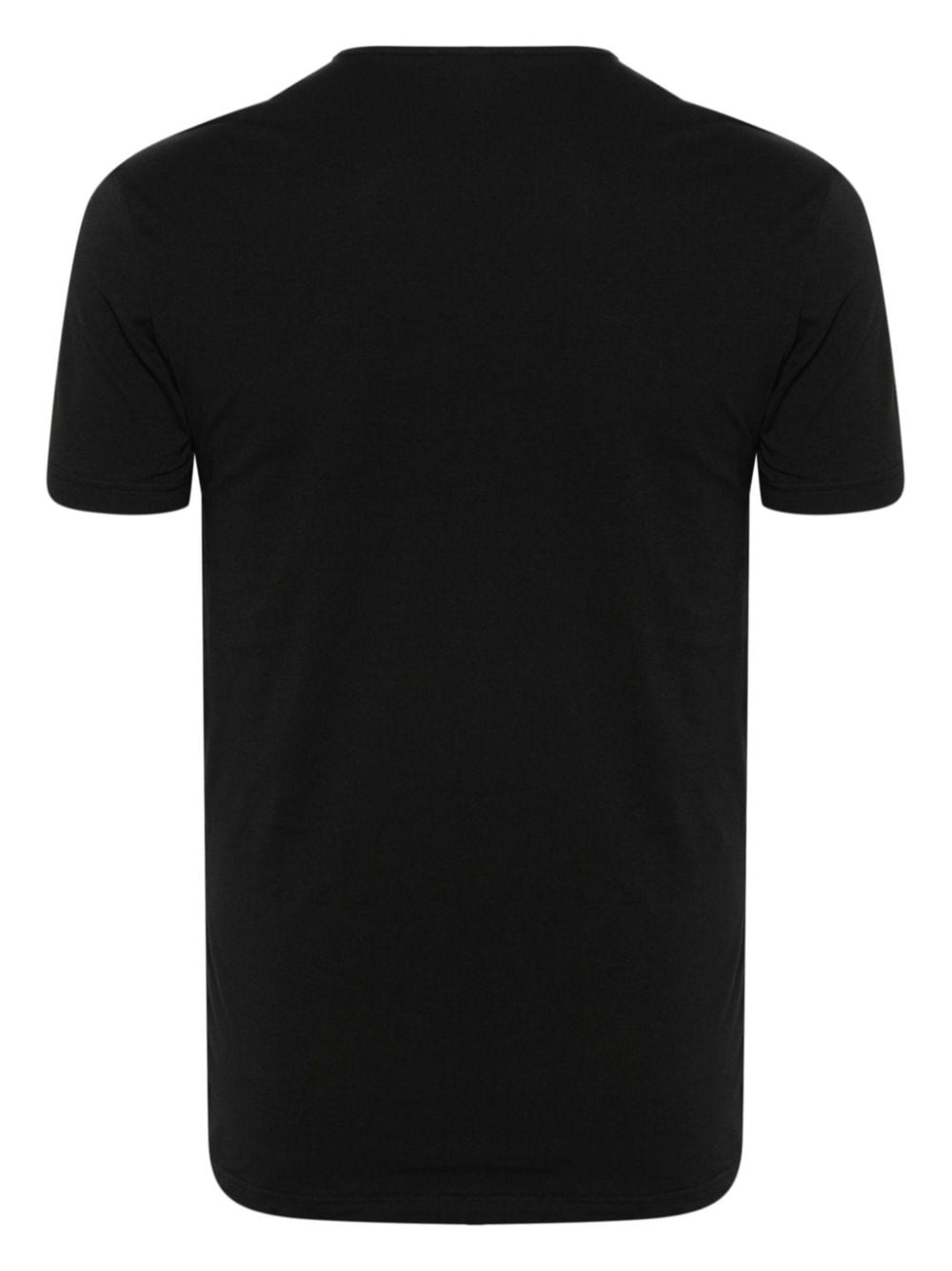 White and Black Medusa-Print Cotton T-shirt Set - 3