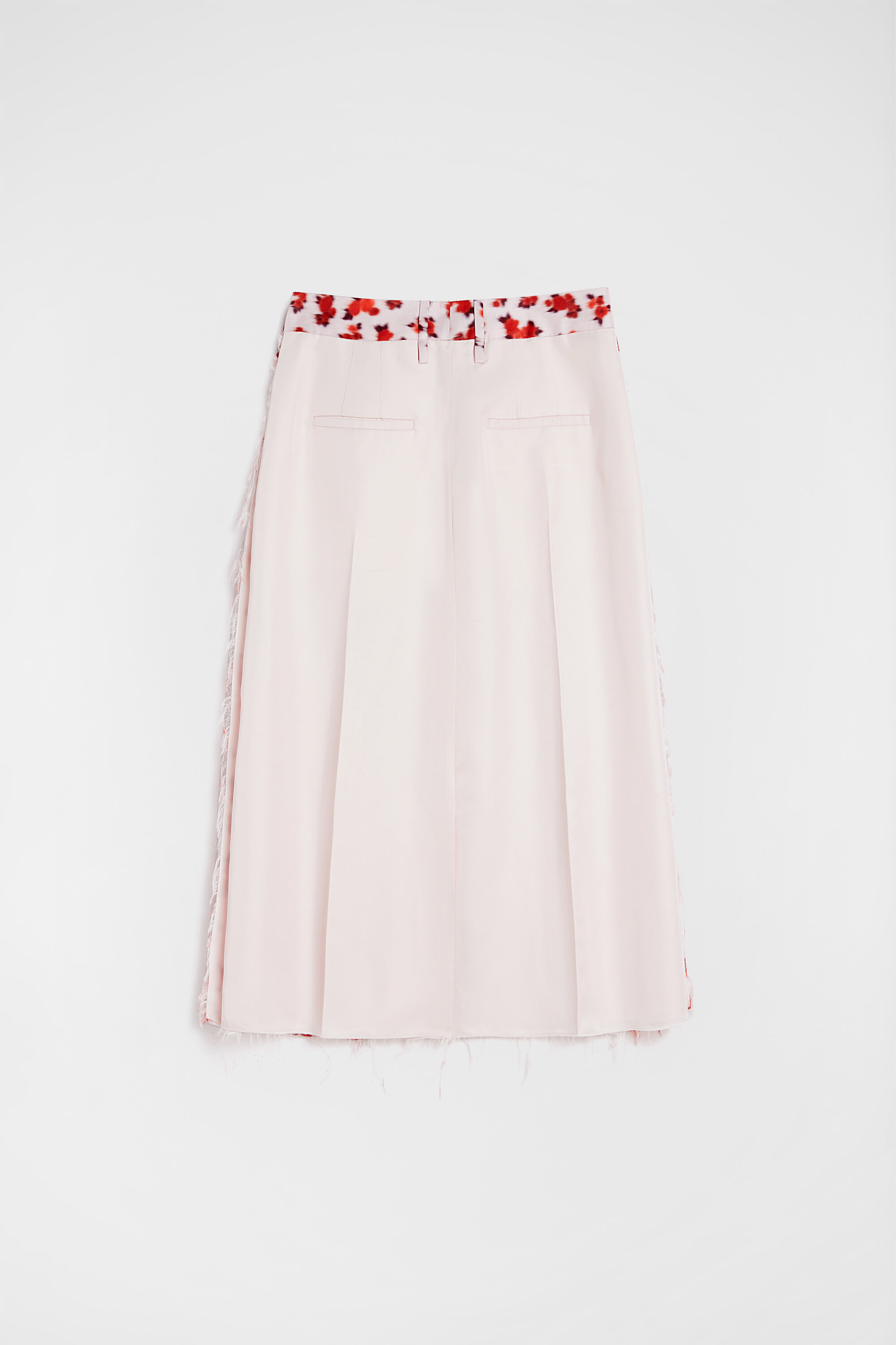 Fluid Viscose Printed Skirt - 5