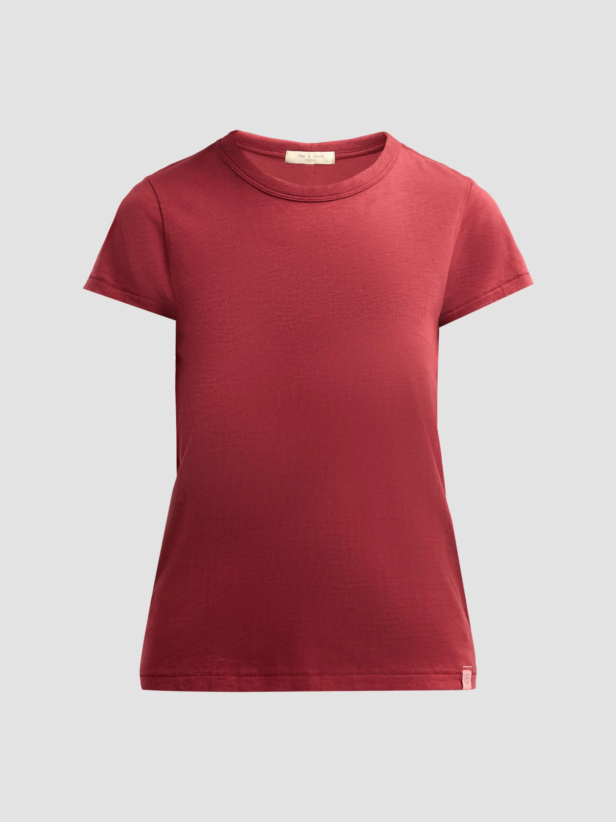 Women's The Slub Cotton T-Shirt - Pomegranate - 1
