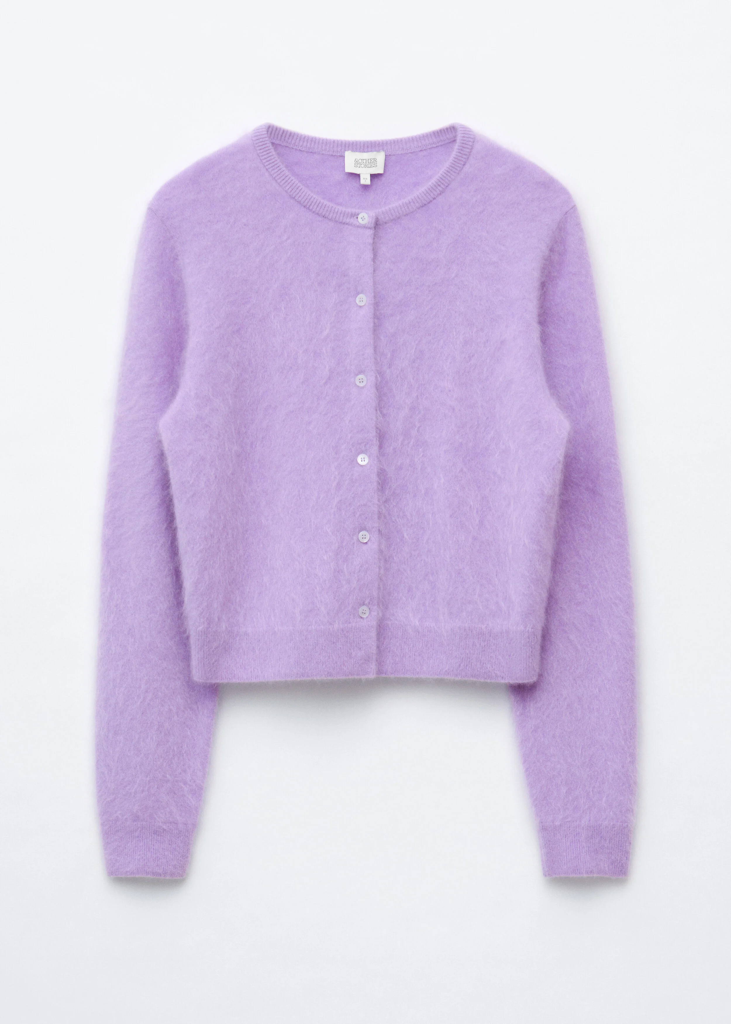 Brushed Cashmere Cardigan - 1