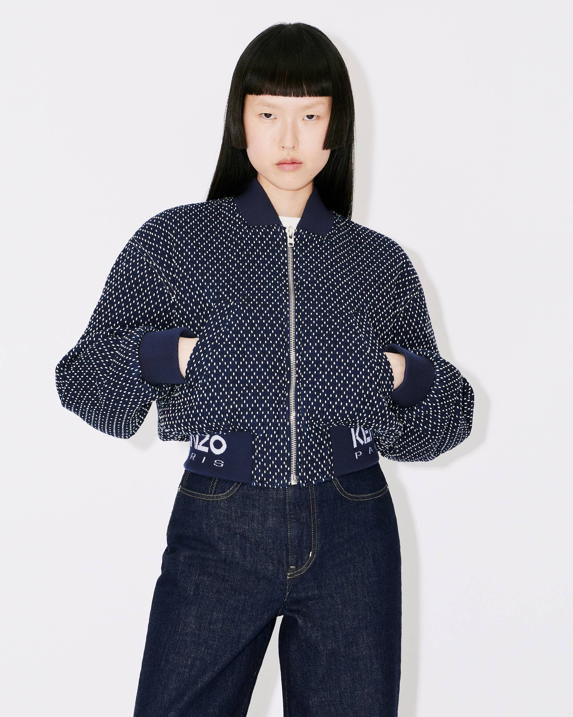 'KENZO Sashiko Stitch' bomber jacket - 3