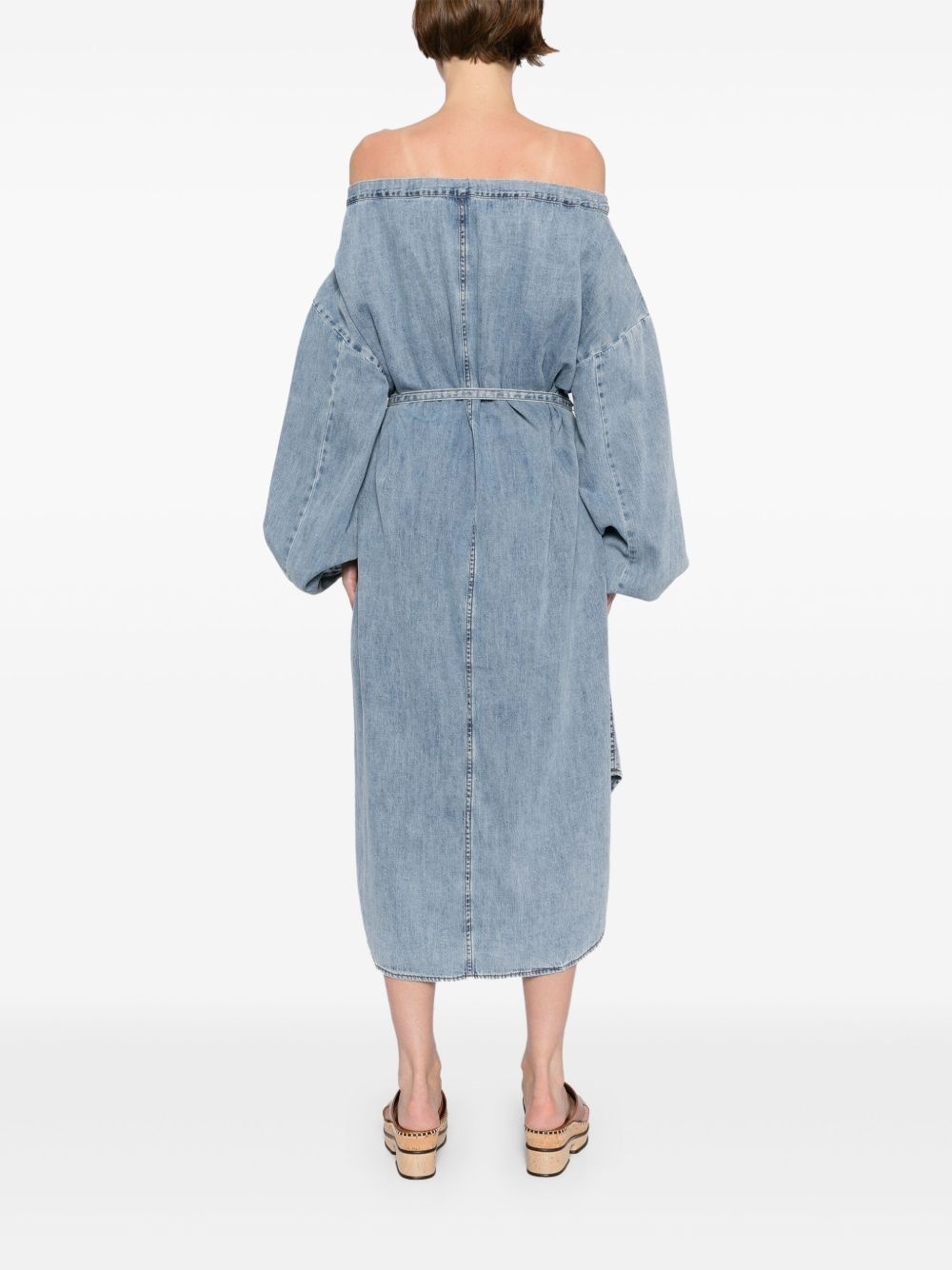 denim midi tunic - 4