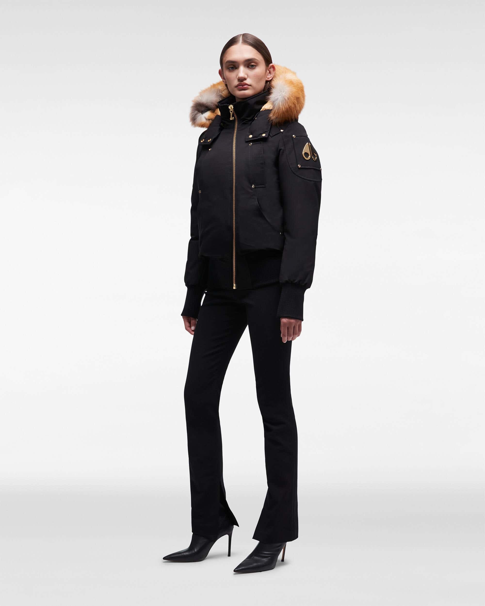 GOLD DEBBIE BOMBER FUR - 2