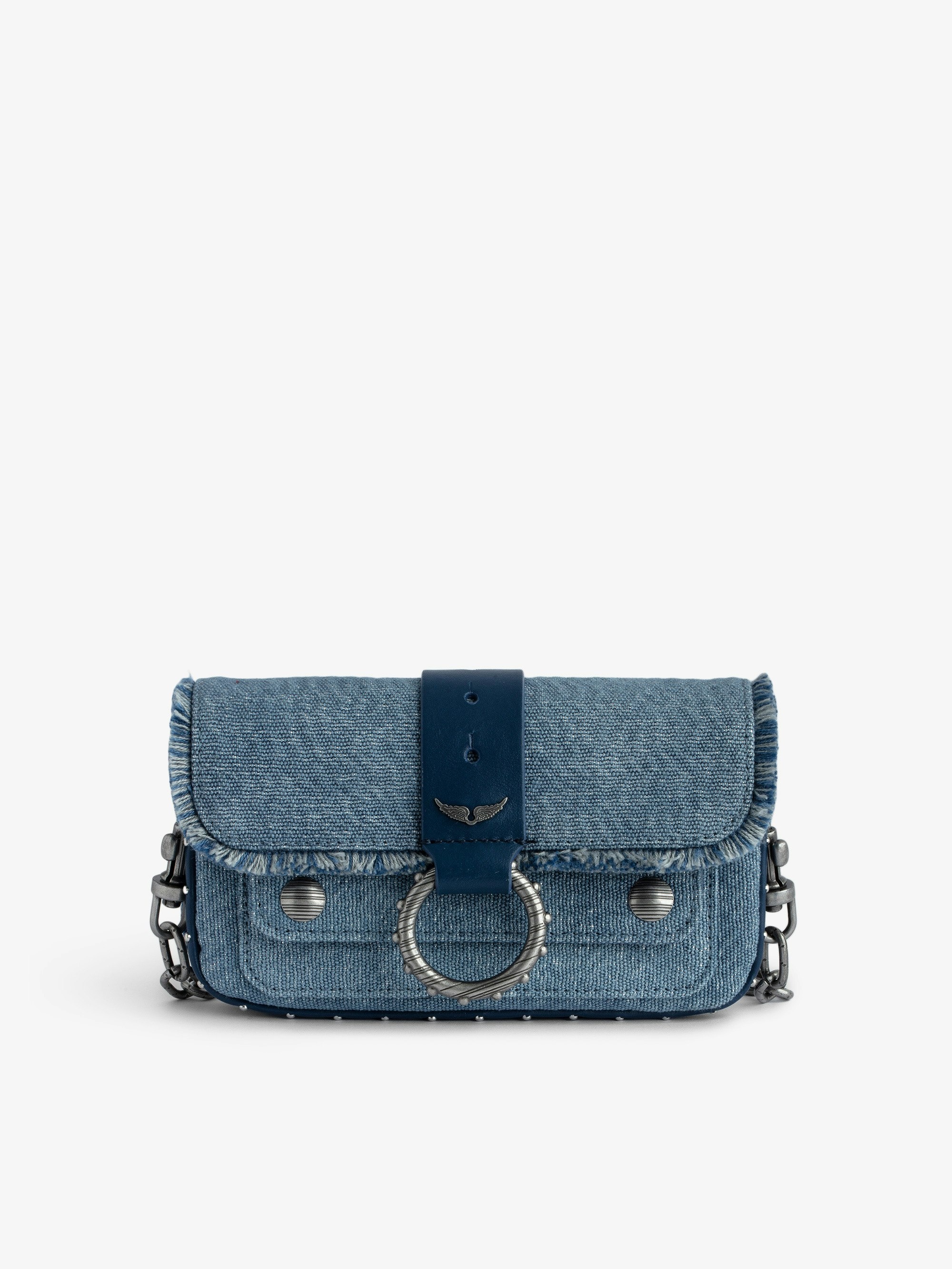 Kate Wallet Denim Glitter Bag - 1