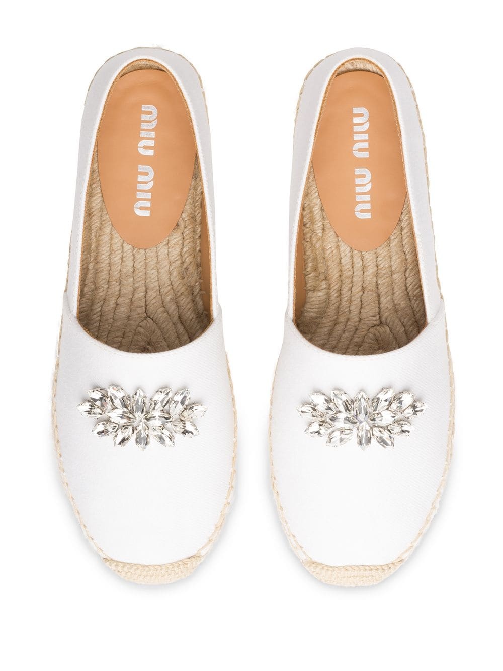 crystal-embellished espadrilles - 4