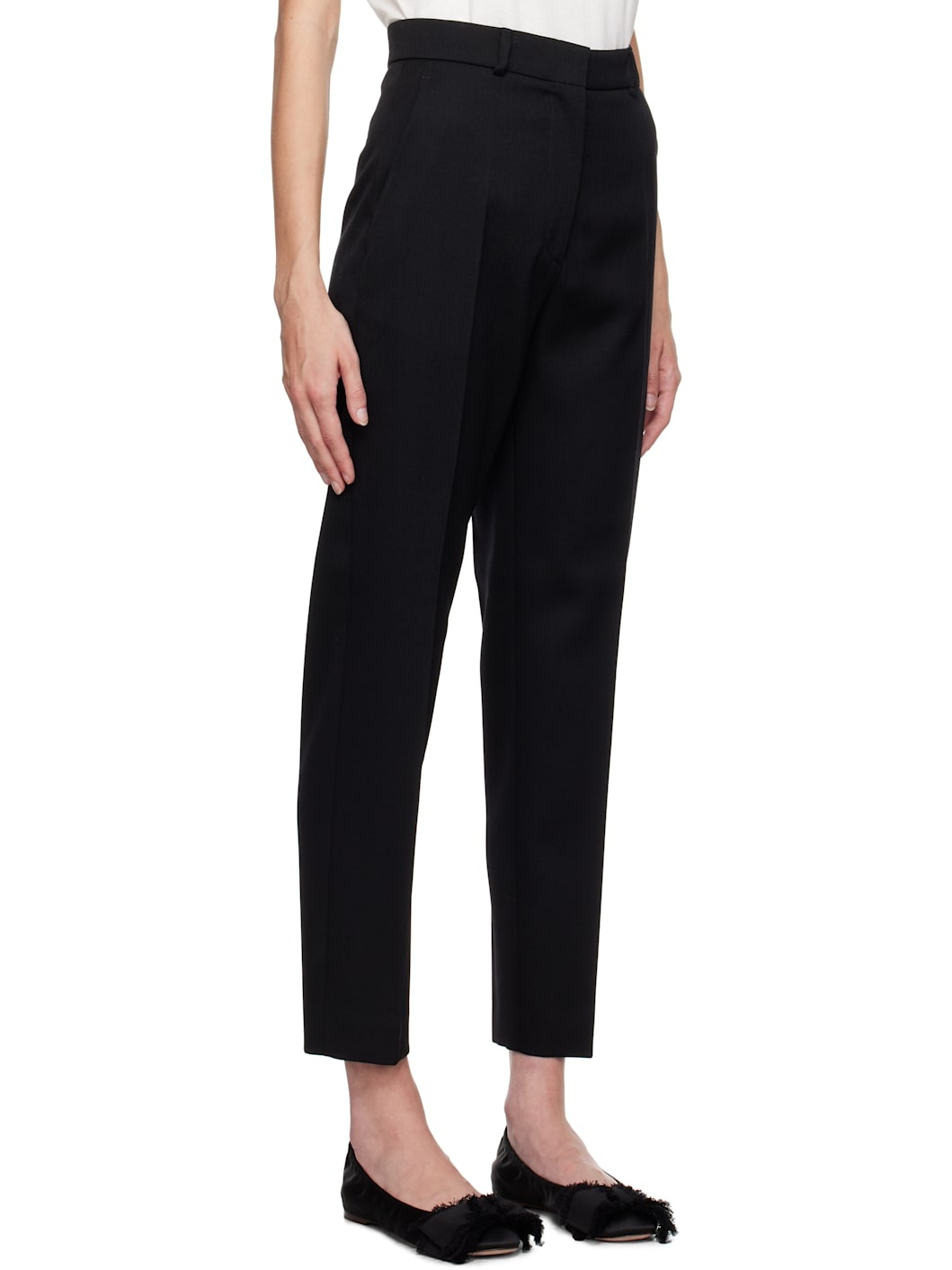 Black Cigarette Trousers - 2