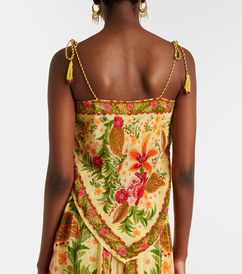 Stitched Garden floral top 4