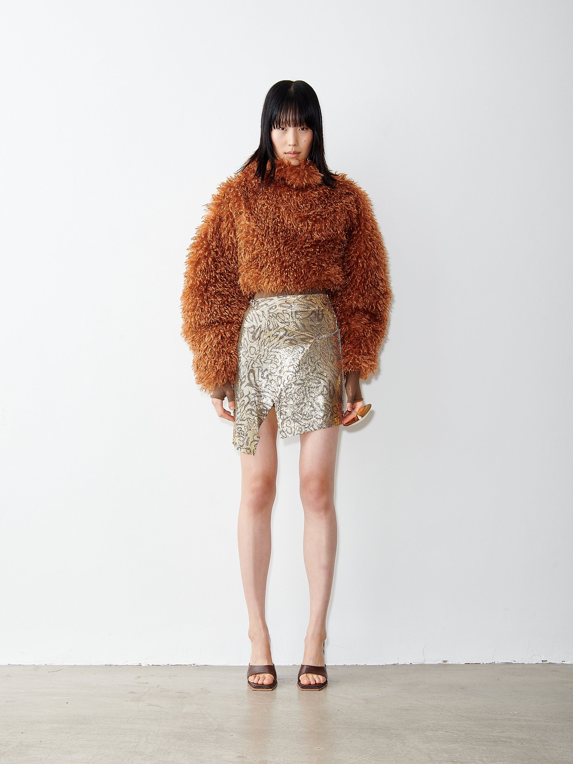 BELLE CROP JUMPER MOCHA - 2
