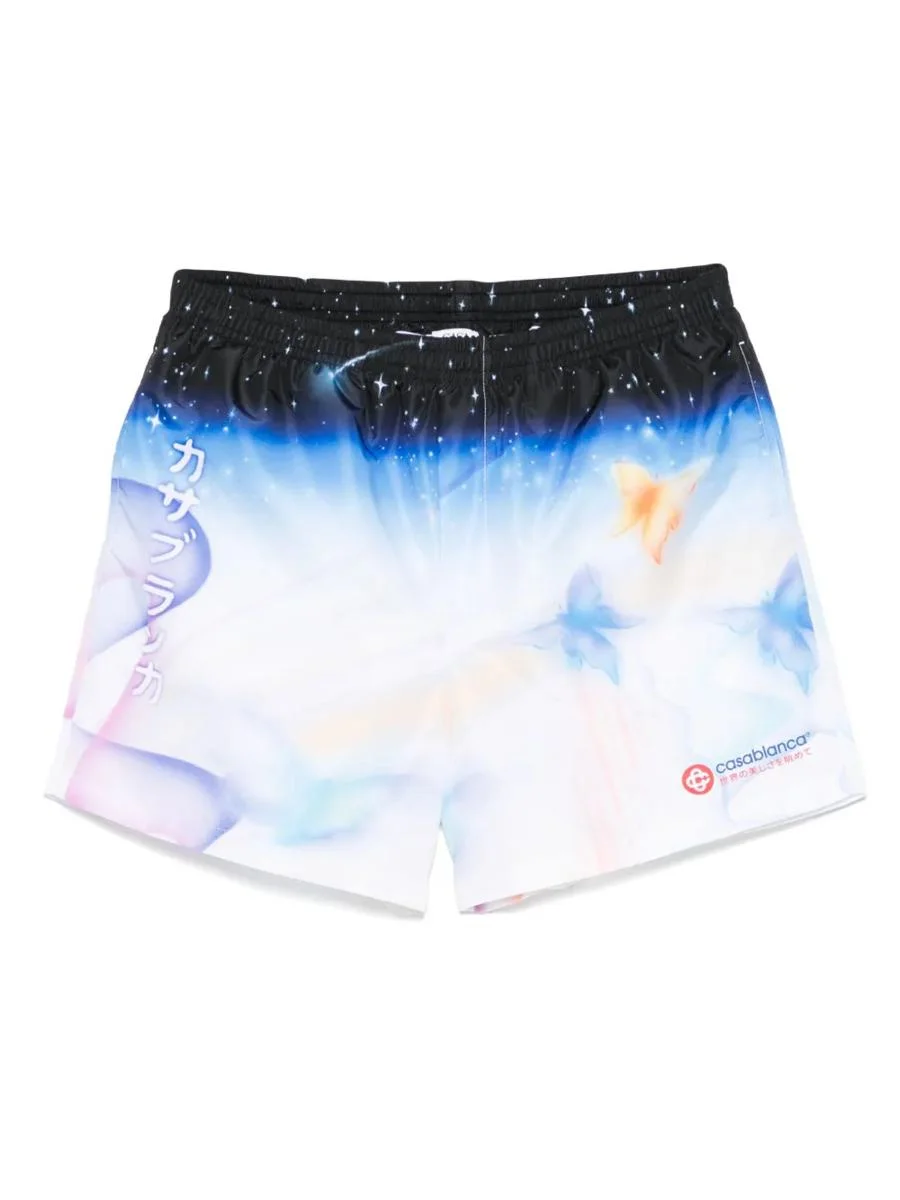 Casablanca Galactic Connection Swim Shorts - 1
