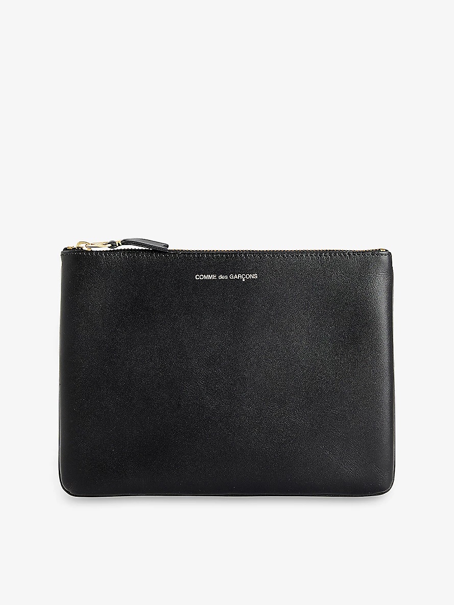 Classic logo-print leather wallet - 1