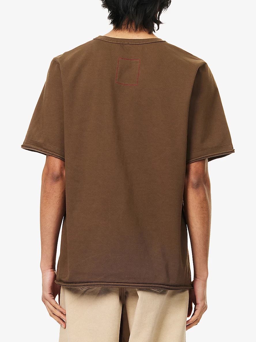 Logo-Print Crewneck Cotton T-Shirt - 4