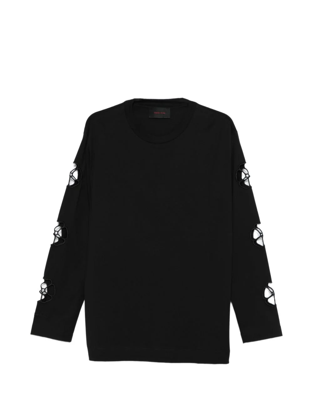 cut-out long-sleeve T-shirt - 1