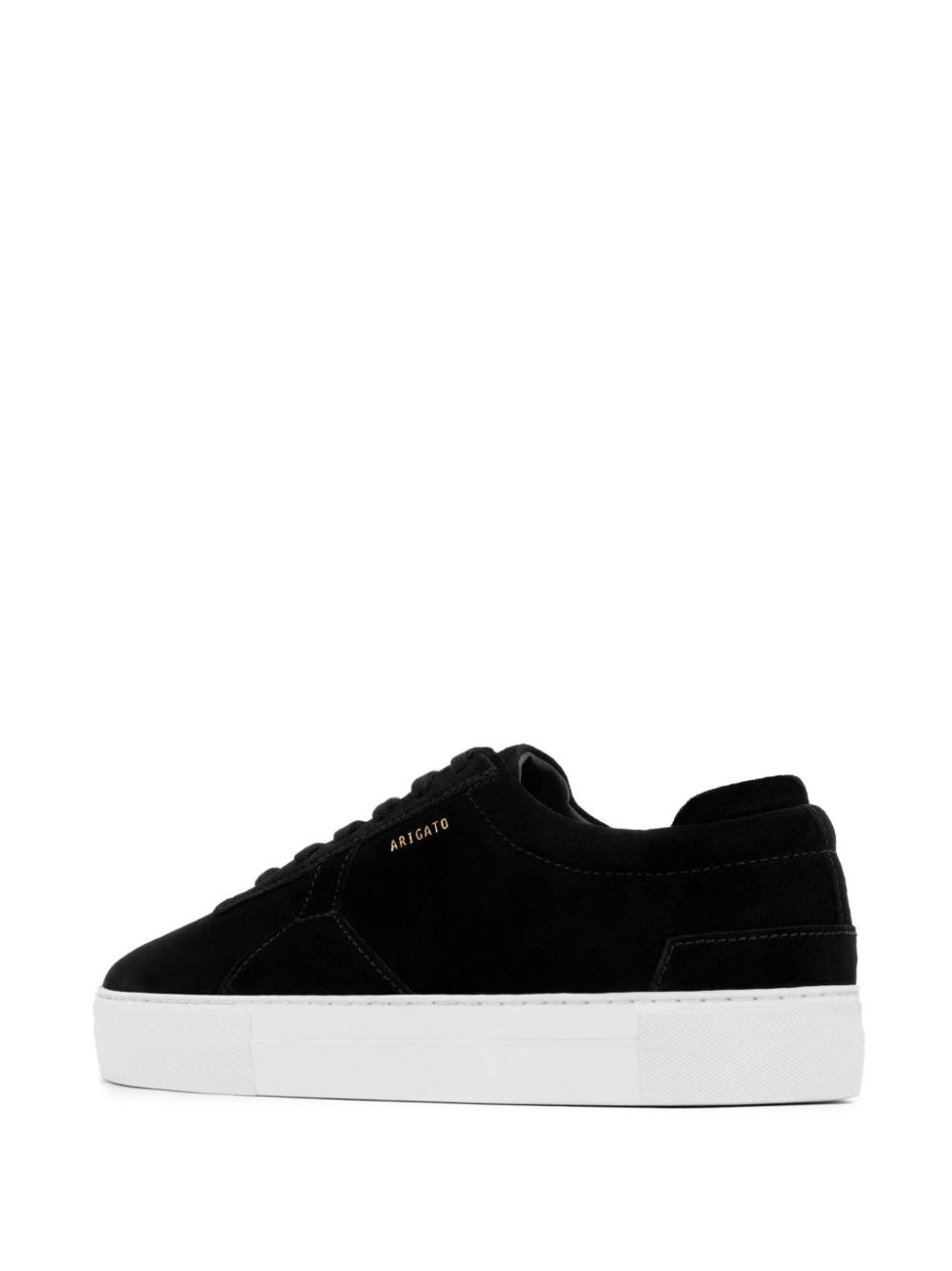 logo-print suede platform sneakers - 3