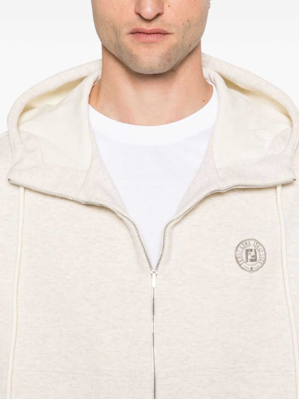 sleeveless zip-up hoodie - 5