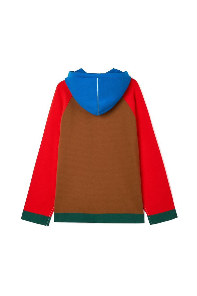 SUNNEI ZIP KNIT HOODIE / multicolor outlook
