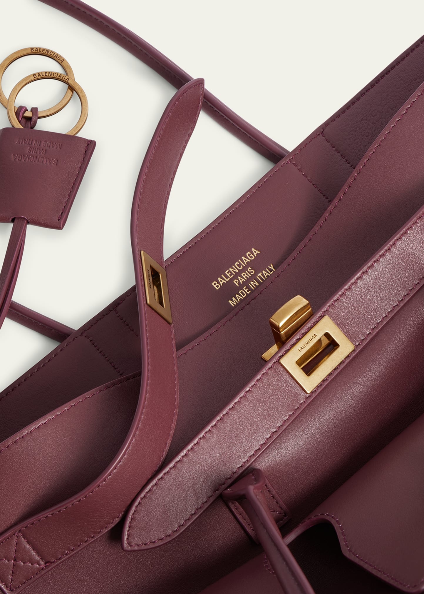 Bel Air Medium Flap Leather Tote Bag - 5