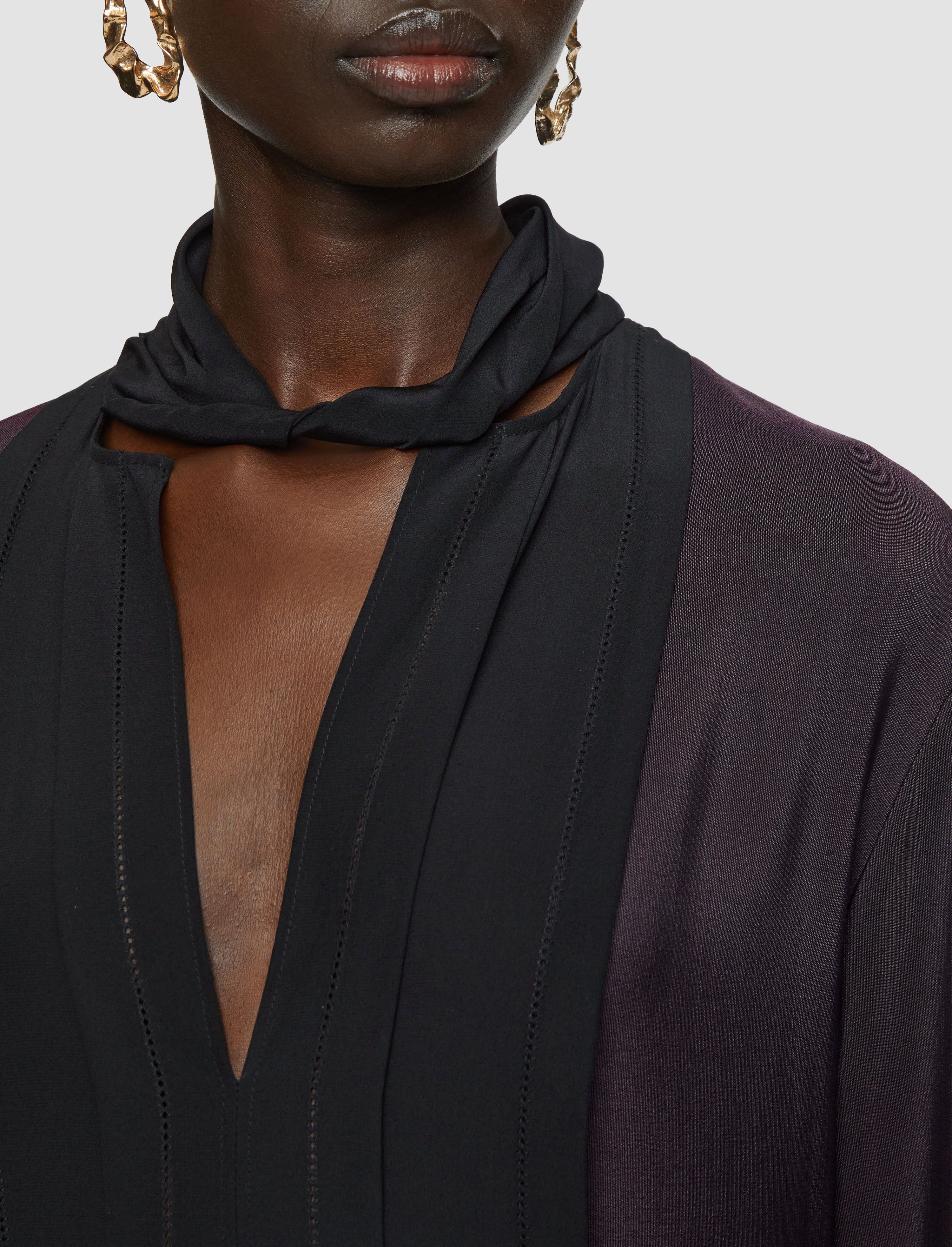 Duris Evening Silk Blend Dress - 4
