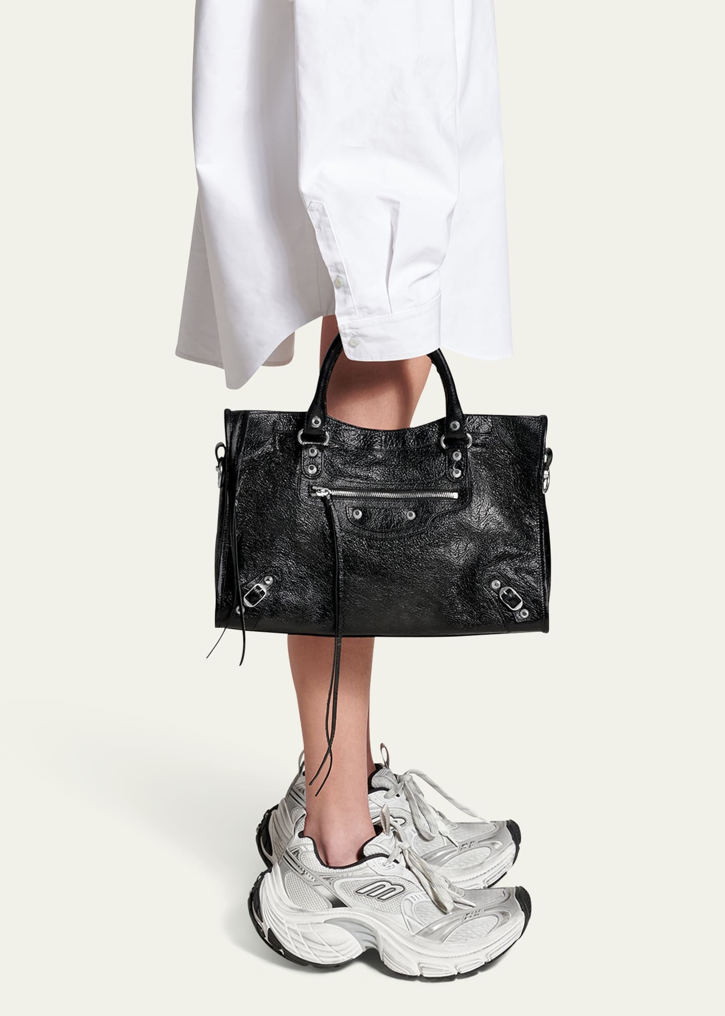 Le City Medium Leather Tote Bag - 2
