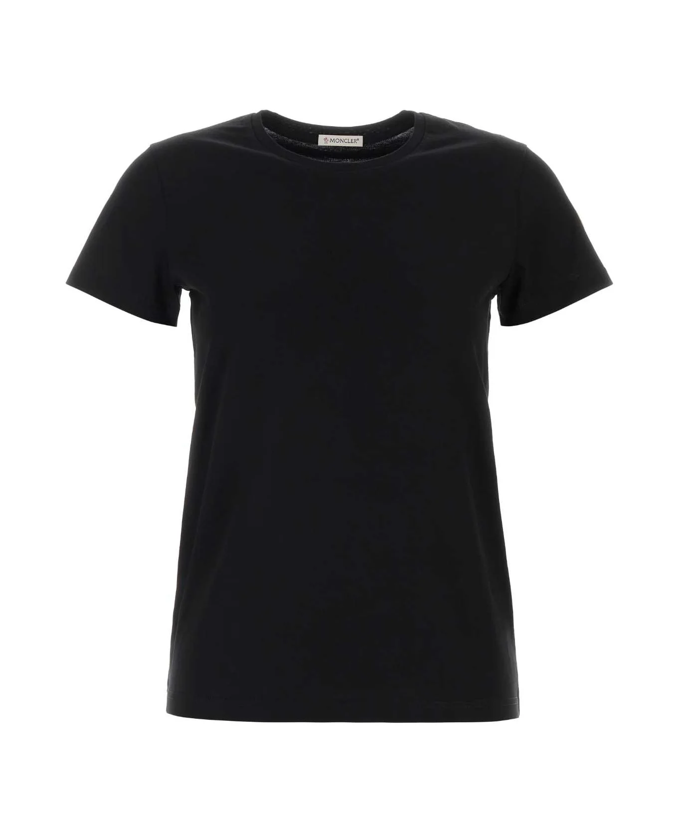 Black Cotton T-shirt - 1