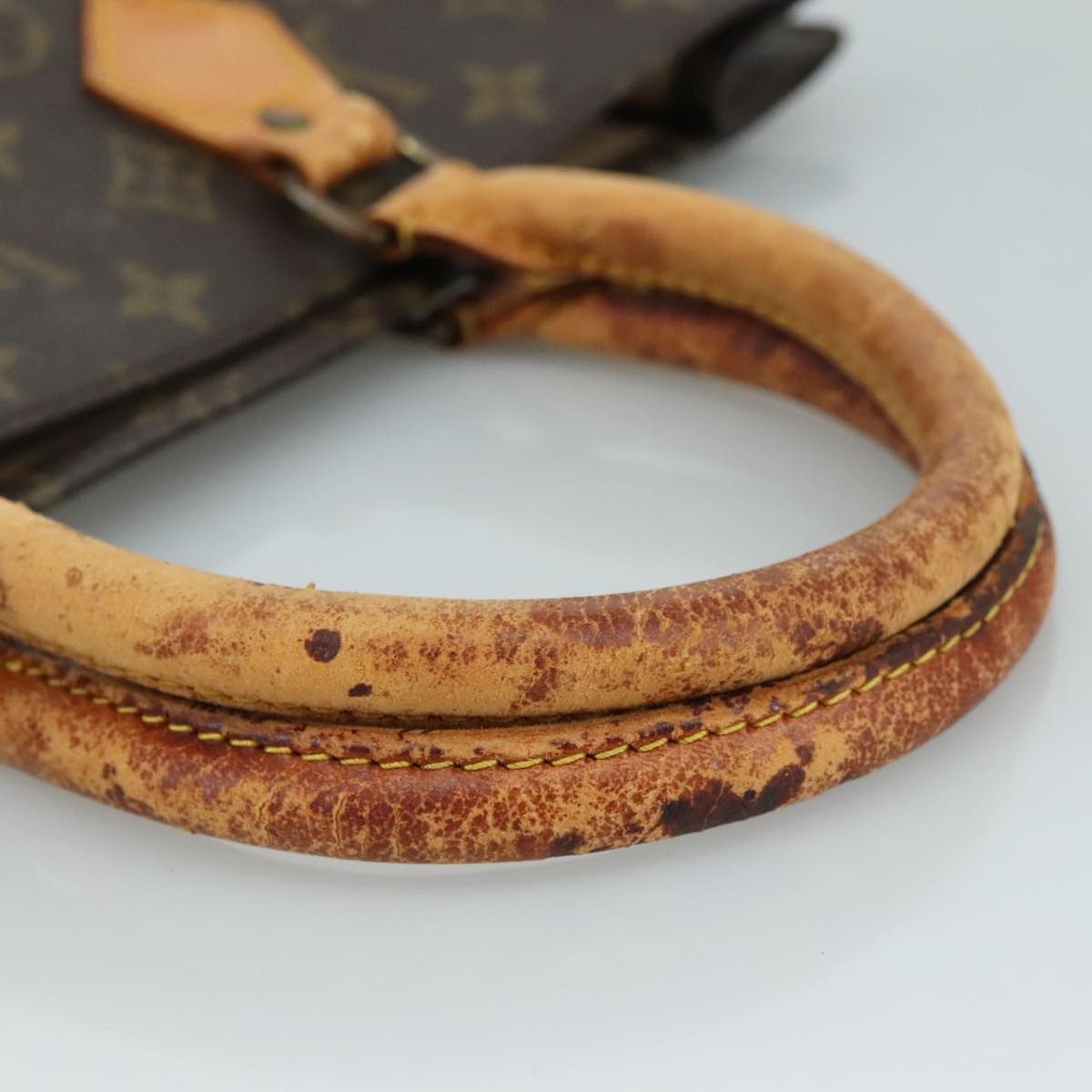 LOUIS VUITTON Monogram Sac Plat Hand Bag M51140 - 7