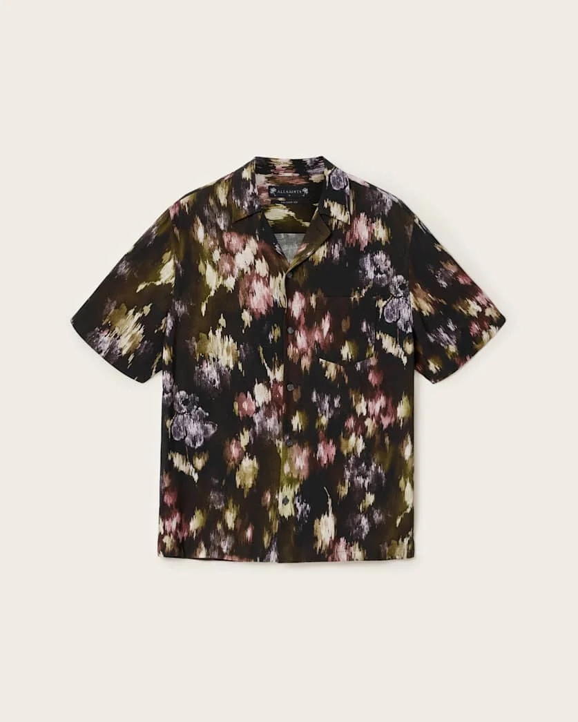 WILDFLOWER SHORT SLEEVE FLORAL PRINTED SHIRT - 1