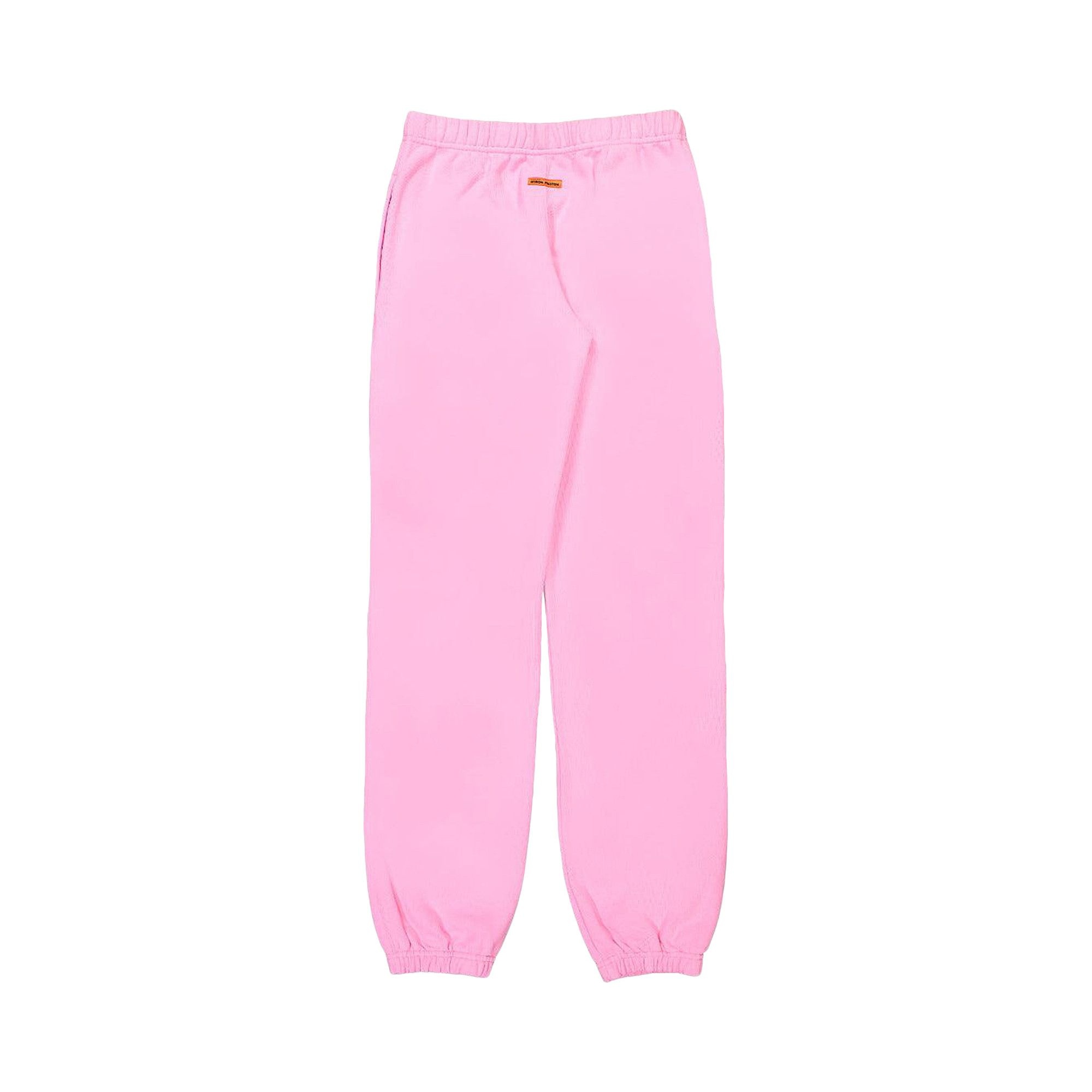 Heron Preston Logo Track Pants 'Fuchsia/White' - 2