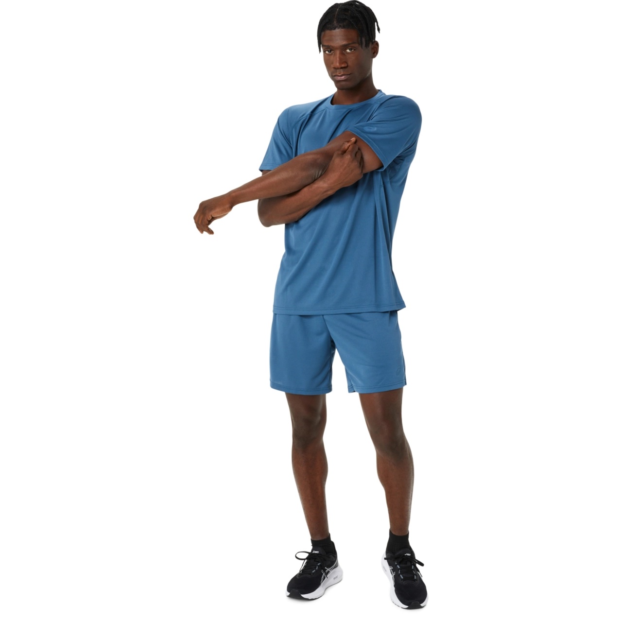 VENTED KNIT SHORT SLEEVE TOP - 5