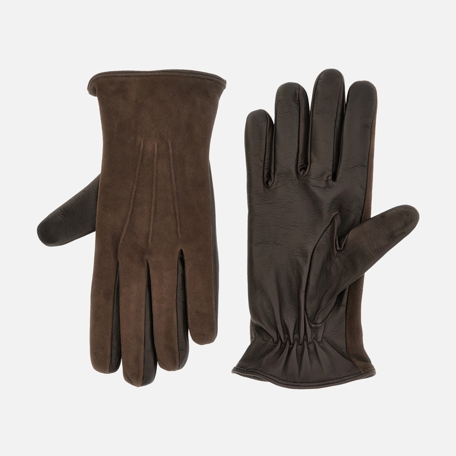 Gloves in Leather Brown - 3