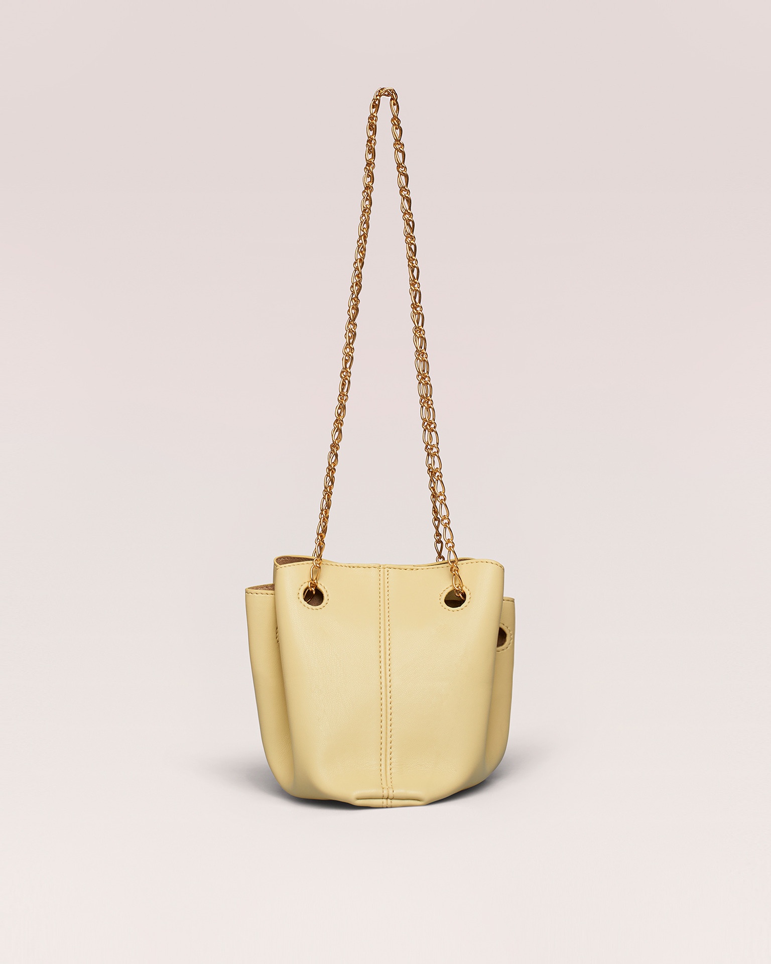 THE GATHER BUCKET MICRO - Evening clutch micro - Vanilla - 2