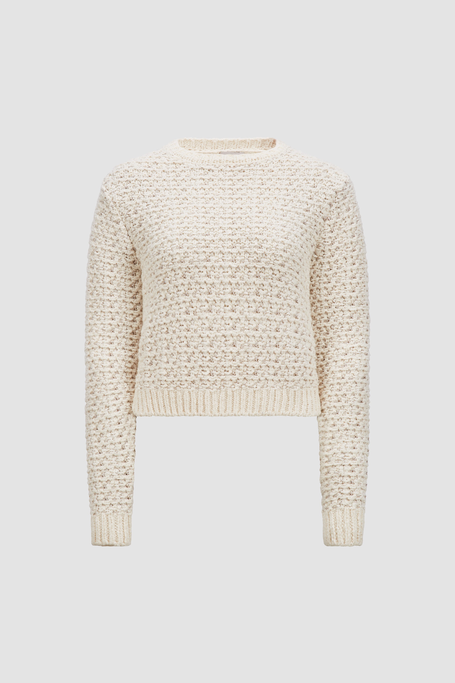 Textured Cotton Sweater - 1