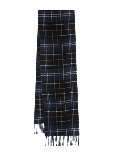 Barbour tartan-pattern wool scarf outlook