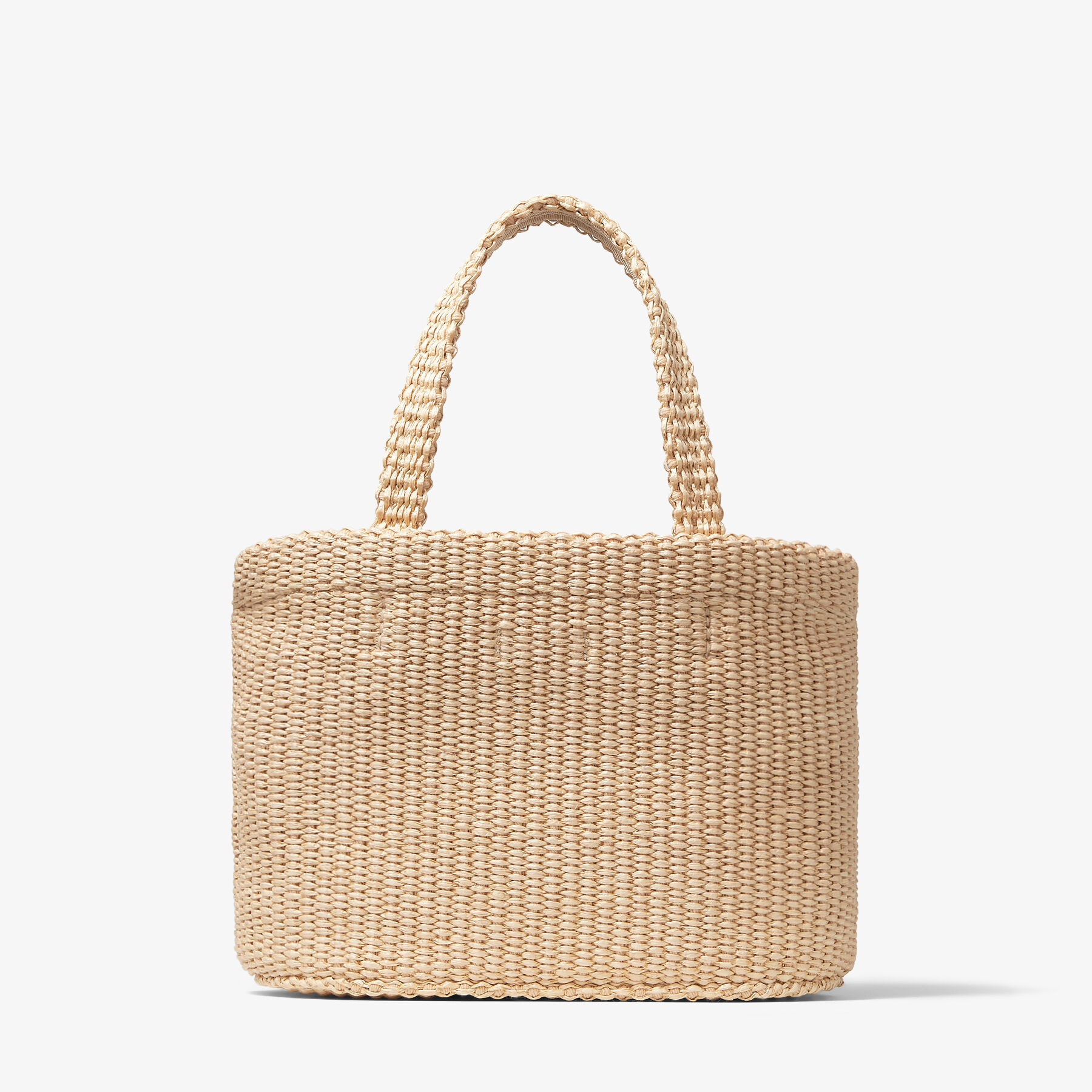 Beach Tote E/W Mini
Natural Raffia Embroidered Mini Tote Bag - 6
