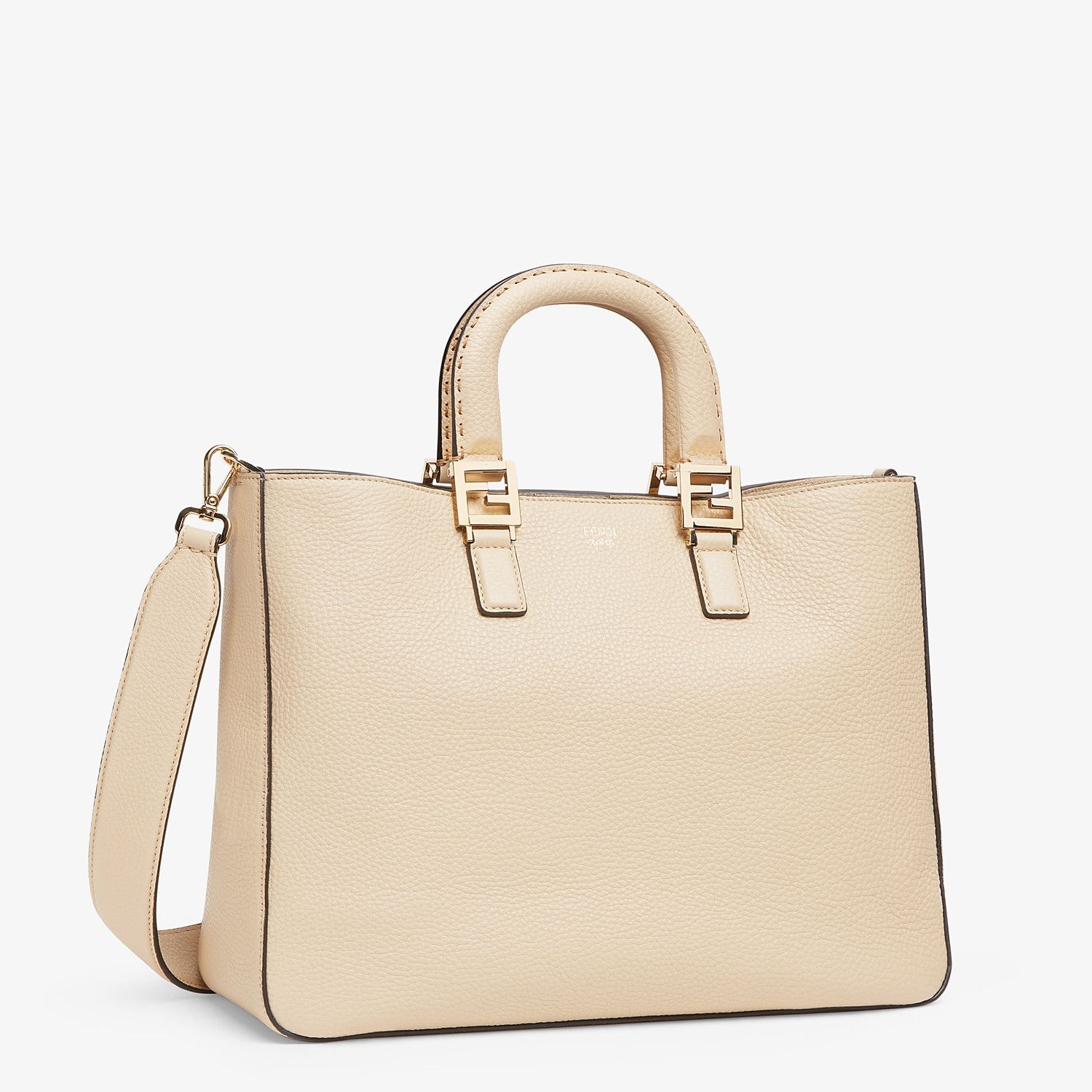 Beige leather bag - 2